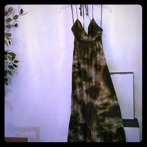 Strapless maxi dress